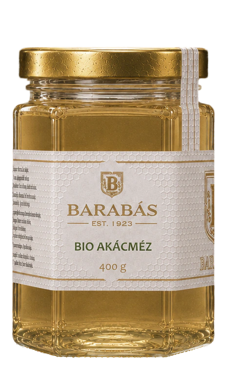 Barabás Bio akácméz 400 g üveg