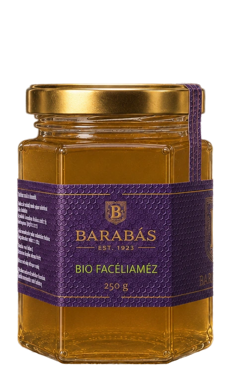 Barabás Bio facéliaméz 250 g üveg