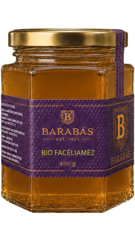 Barabás Bio facéliaméz 400 g üveg