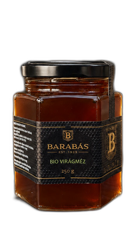 Barabás Bio virágméz 250 g üveg